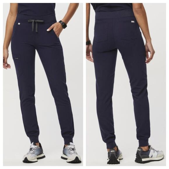 FIGS Women's Zamora Jogger Scrub Pants Navy Size M - Picture 1 of 12